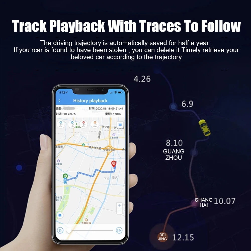 4G Mini OBD GPS Tracker Device