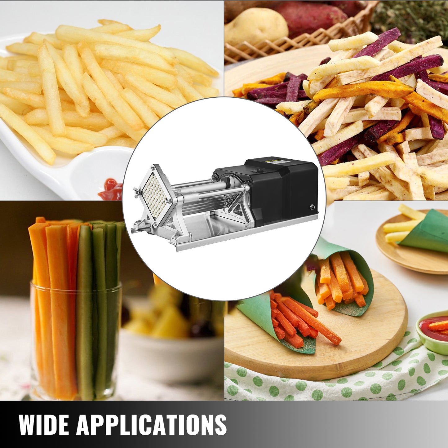 Electric Vegetable Cutter/Horizonal Fruit Slicer