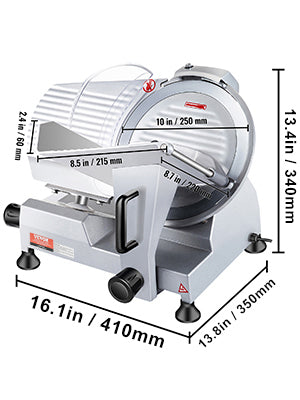 Electric Deli Food Slicer -  Adjustable Thickness